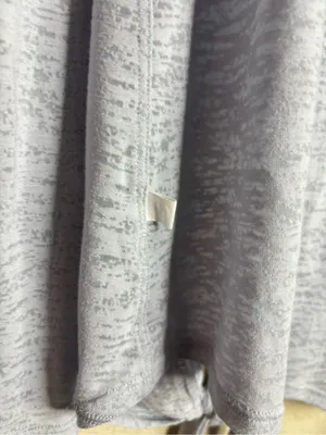 Lululemon Tie Your Practice Long Sleeve Silver Fox size 10 thumbnail 4