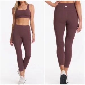 Vuori Stride Leggings in Chestnut Size XS thumbnail 2