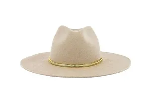 Hat Attack Glam Hat Beige & Chain Womens Size OS thumbnail 3