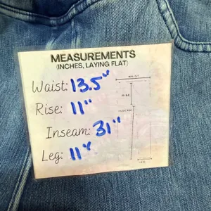 BRXL Women Blue Crossover High Waist Flare Denim Leggings Tall XL T thumbnail 10