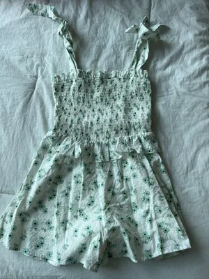 Showpo Playsuit In Sage Floral thumbnail 3