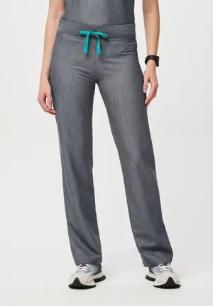 - Livingston Basic Scrub Pants Graphite Medical Doctor Nurse Tall thumbnail 1