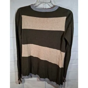 Henny & Paulie Women's Sweater Long Sleeve Stripes Multicolor Size‎ S thumbnail 2