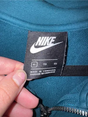 Nike Teal Half-Zip Fleece Jacket thumbnail 3