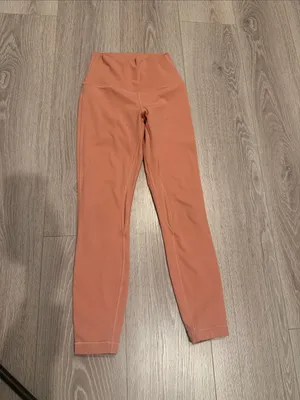 Lululemon align leggings pants high waist in pink savannah size 4 thumbnail 4