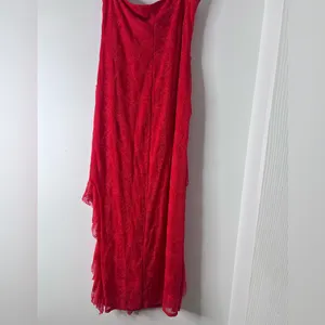 NWT Wild Fable Lace Ruffle Maxi Bodycon Dress Strapless Maxi Dress XXL Party thumbnail 9