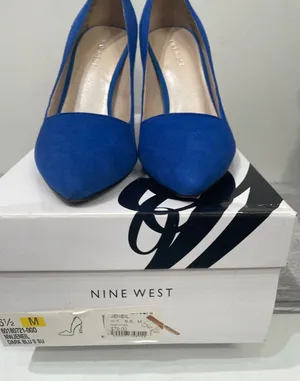 Nine West Jeneil Cobalt Blue Suede Pointed Toe High Heel Pumps 6.5M 60180721-0G0 thumbnail 1