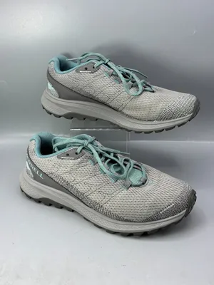 Merrell Fly Strike Trail Running Shoes Womens 9.5 Teal Gray Round Toe J067238W thumbnail 2