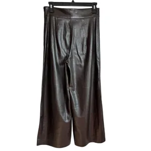 ZARA Brown Wide Leg Trousers Pants Women's Size XS NWOT thumbnail 4