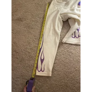 Harley Davidson Purple Glitter Flame Top Long Sleeve XL thumbnail 16