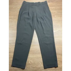 Babaton Aritzia Cohen Pants Women's 4 Dark Olive Japanese Crepe Trousers Office thumbnail 2