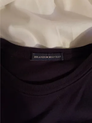 Brandy Melville Navy Tee thumbnail 2