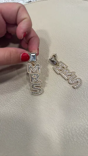 Bride earrings Gold thumbnail 2