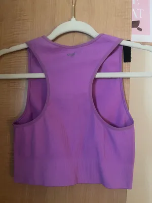 DICK'S Sporting Goods DSG pink fitted cropped tank top thumbnail 4