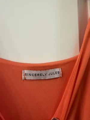 Sincerely Jules Orange Midi Dress thumbnail 3