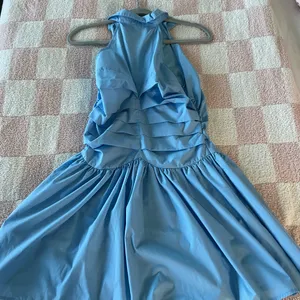 SheIn Light Blue Sleeveless Dress thumbnail 4