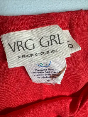 VRG GRL Ena Linen Bias Cut Maxi Skirt Chilli 2 thumbnail 4