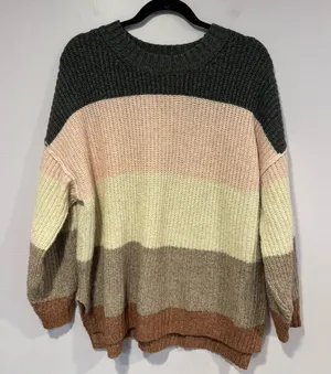 American Eagle Outfitters Striped Knit‎ Sweater thumbnail 1