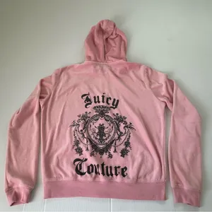 Juicy Couture Vintage Y2K Pink Velour Hoodie, L thumbnail 1