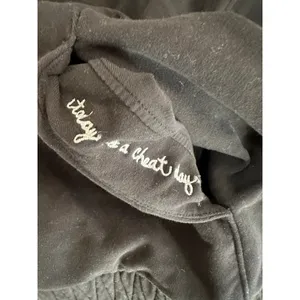 Lululemon‎ Stress Less Black French Terry Cowl Neck Pullover Sweatshirt W3BC3S 4 thumbnail 6