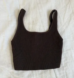 Aritzia brown bra top thumbnail 1