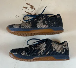 NOBULL- Outwork Sneakers Blue Floral Unisex Size 8 thumbnail 1