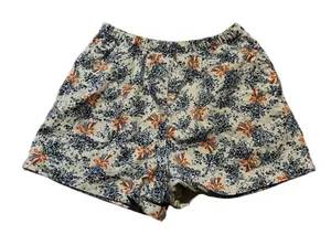 Paul & Joe Floral Women's Shorts - Blue and Orange thumbnail 1