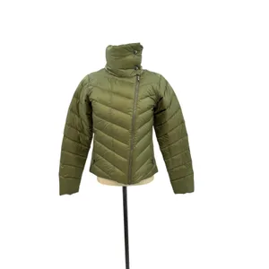 Patagonia Prow Jacket Olive Green Down Puffer Coat Womens Zip‎ Warm Small thumbnail 2