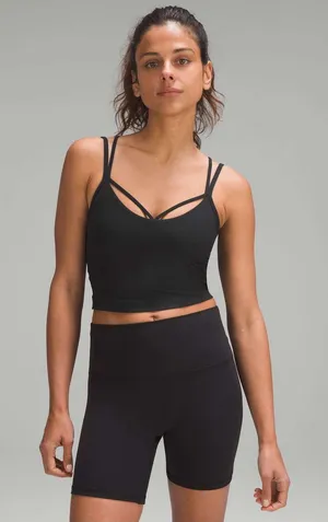 Lululemon Align Strappy Ribbed Tank Top Black thumbnail 1