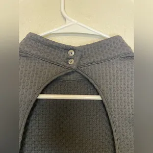 Free People Cutout Open Back Black Mini Dress‎ Size S thumbnail 7
