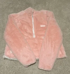 USA Palm Reversible Womens 1/4 Zip Pink thumbnail 1
