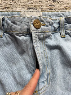 One Teaspoon Light Wash wide Leg Jeans thumbnail 4