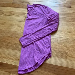 Lou & Grey Purple Cozy Long Sleeve Shirt Purple Oversized Curved Hem‎ Athleisure thumbnail 6
