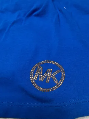 Michael Kors Royal Blue Short Sleeve Crewneck Dress thumbnail 8