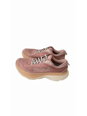 HOKA Solimar Running Shoes Womens 10.5 Peach Cream Athletic thumbnail 2