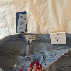 Von Maur Jean Skirt Blue Size L thumbnail 3