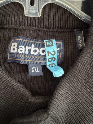 Barbour International Men’s XXL Black Quilted Knit Vest Snap Front thumbnail 2