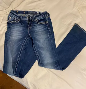 Miss Me Boot Cut Jeans thumbnail 1