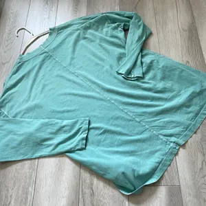 Free People Tshirt cotton oversized long sleeve womens Mint (xsmall) casual boho thumbnail 6