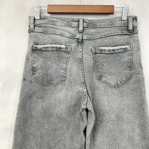 Kensie Jeans The Kaya High Rise Wide Leg Womens 8‎ Raw Hem Grunge Street Urban thumbnail 6