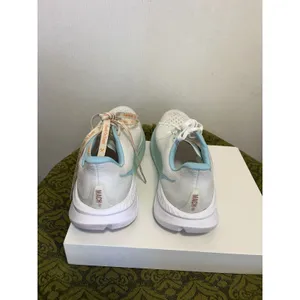 Hoka Mach 6 Women's Running Shoes White Aqua Teal Size 8.5 thumbnail 3