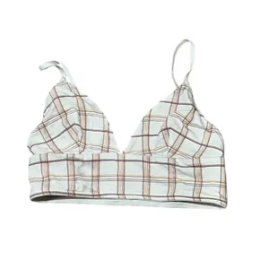 Madewell Women's Plaid Cropped Tank Top Orange Size S Petites thumbnail 5