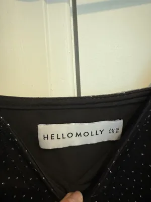 Hello Molly Black Dress thumbnail 3