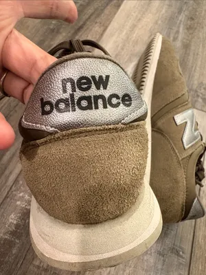 New Balance 420 olive green and silver 7.5 thumbnail 9