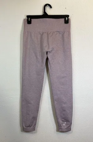 Gymshark Women's Adapt Marl Seamless Leggings Light Purple Size L thumbnail 4