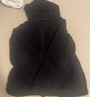 pacsun fuzzy zip up thumbnail 1