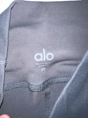 Alo Leggings Pants Womens Xtra Small XS Gray Pull On Skinny RN# 87370 Mesh thumbnail 6