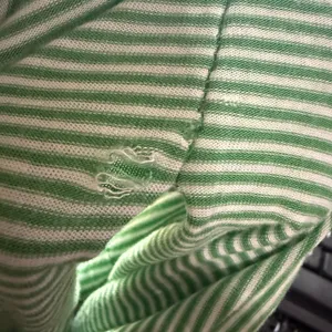 Talbots Womens Green White Striped‎ Knit Poncho L/XL thumbnail 11