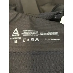 Reebok Sports Bra Medium Black NWT Front Zip Molded Cup Pro-Series thumbnail 4