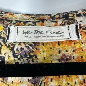Free People We The Free Women’s Cool Meadow Long Sleeve Top Size S thumbnail 4